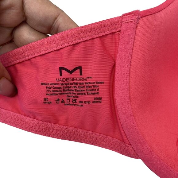 Maidenform One Fab Fit Original Tailored Demi T-Shirt Bras 07959 Women 36D NEW - Picture 3 of 12